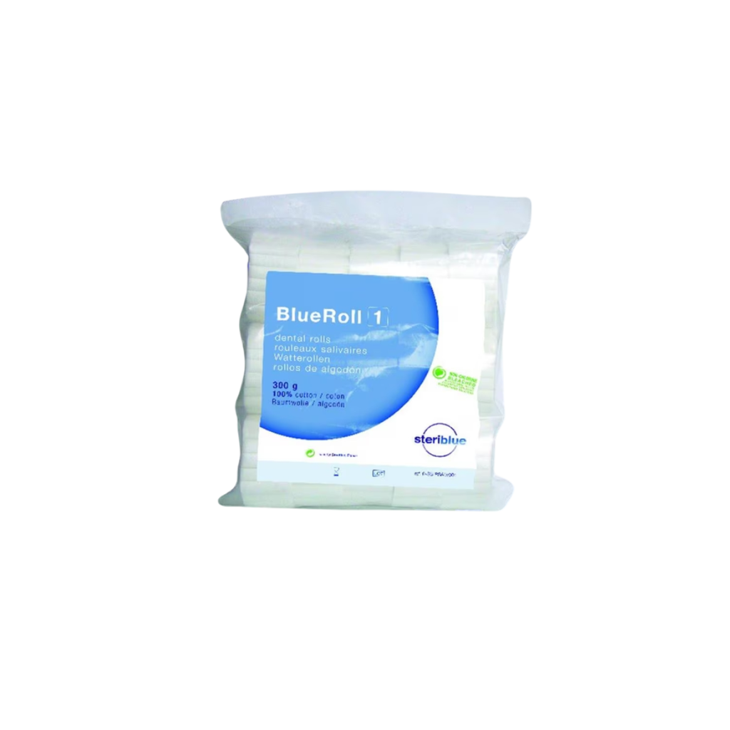 Rouleaux salivaires BlueRoll Numéro 1 STERIBLUE