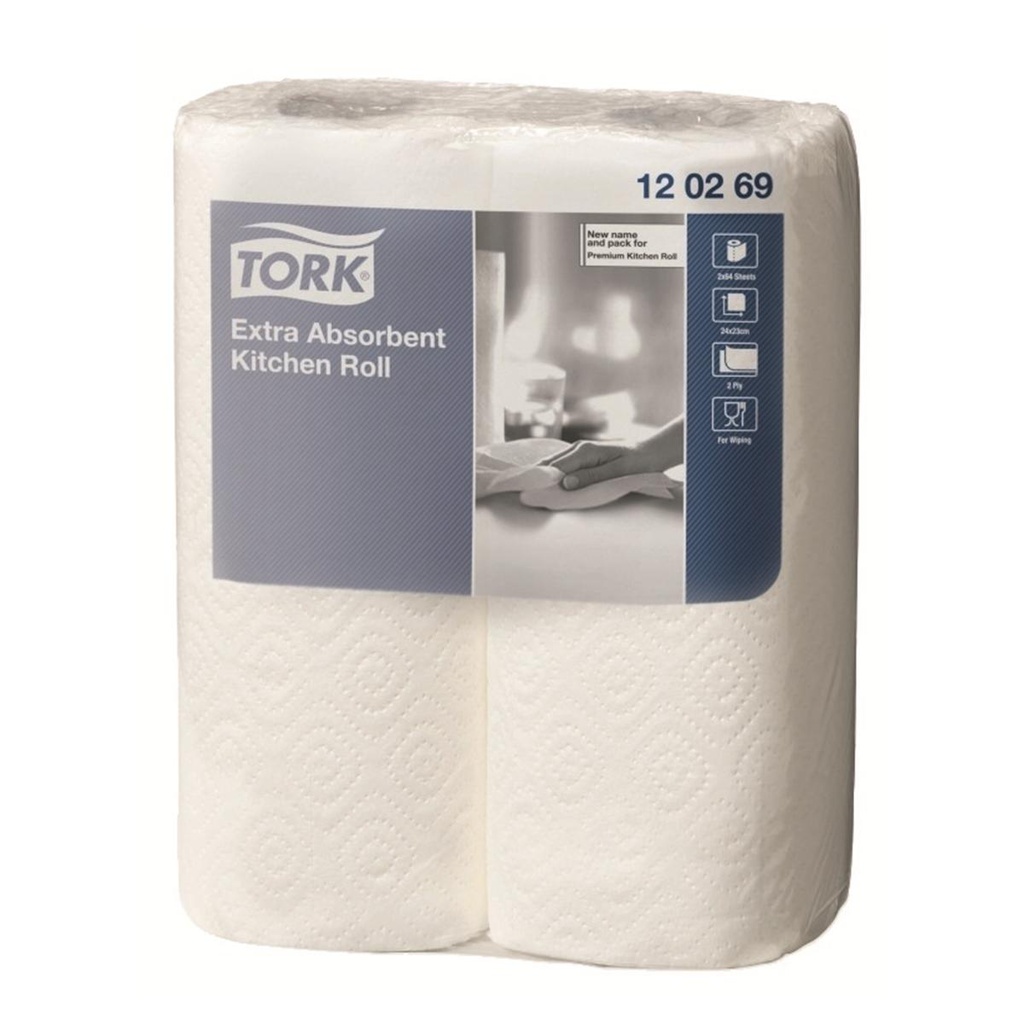 #ESSUIE-TOUT 23X23CM 2PLIS 64 F.(24 ROULEAUX) TORK