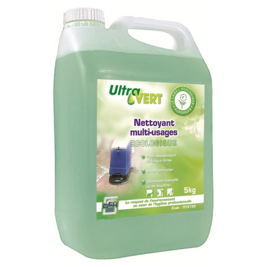 #NETTOYANT MULTI USAGES PARFUM POMME 5L  ULTRAVERT