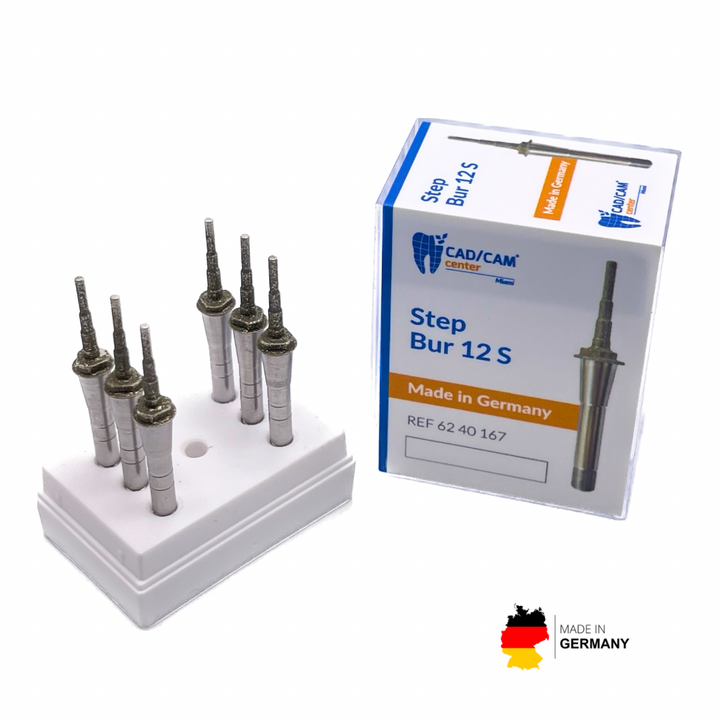 FRAISES CYLINDER 12S POUR CEREC (6) 6240159 SIRONA