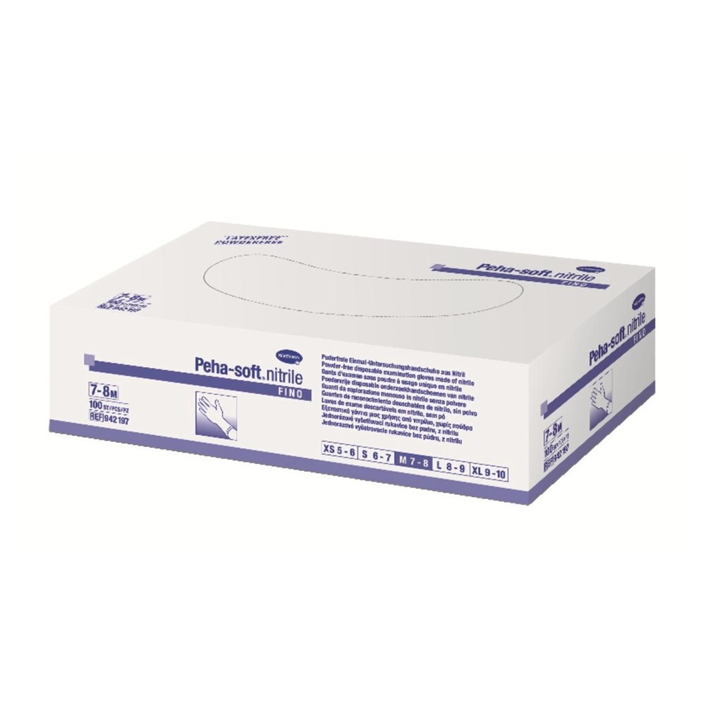 GANTS PEHA SOFT FINO LILAS NITRILE XS(150)HARTMANN