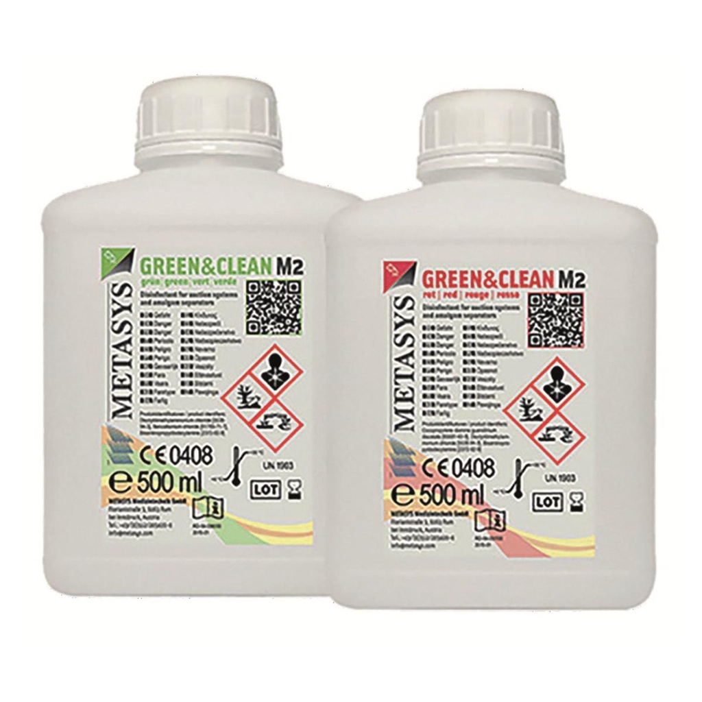 LQ * GREEN AND CLEAN M2 RECHARGE 2X500ML   METASYS