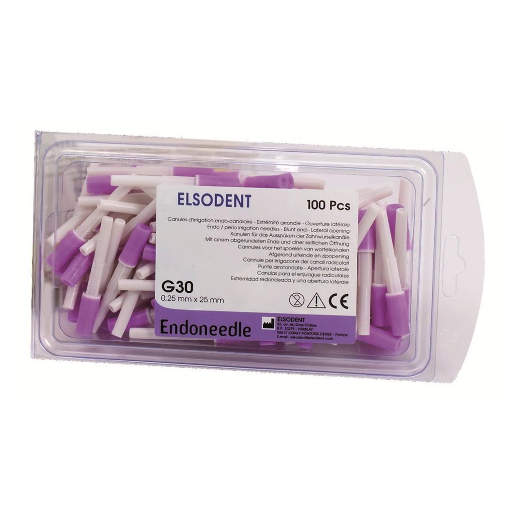 ENDONEEDLE IRRIGATION ENDO VIOLET 30 (100)ELSODENT