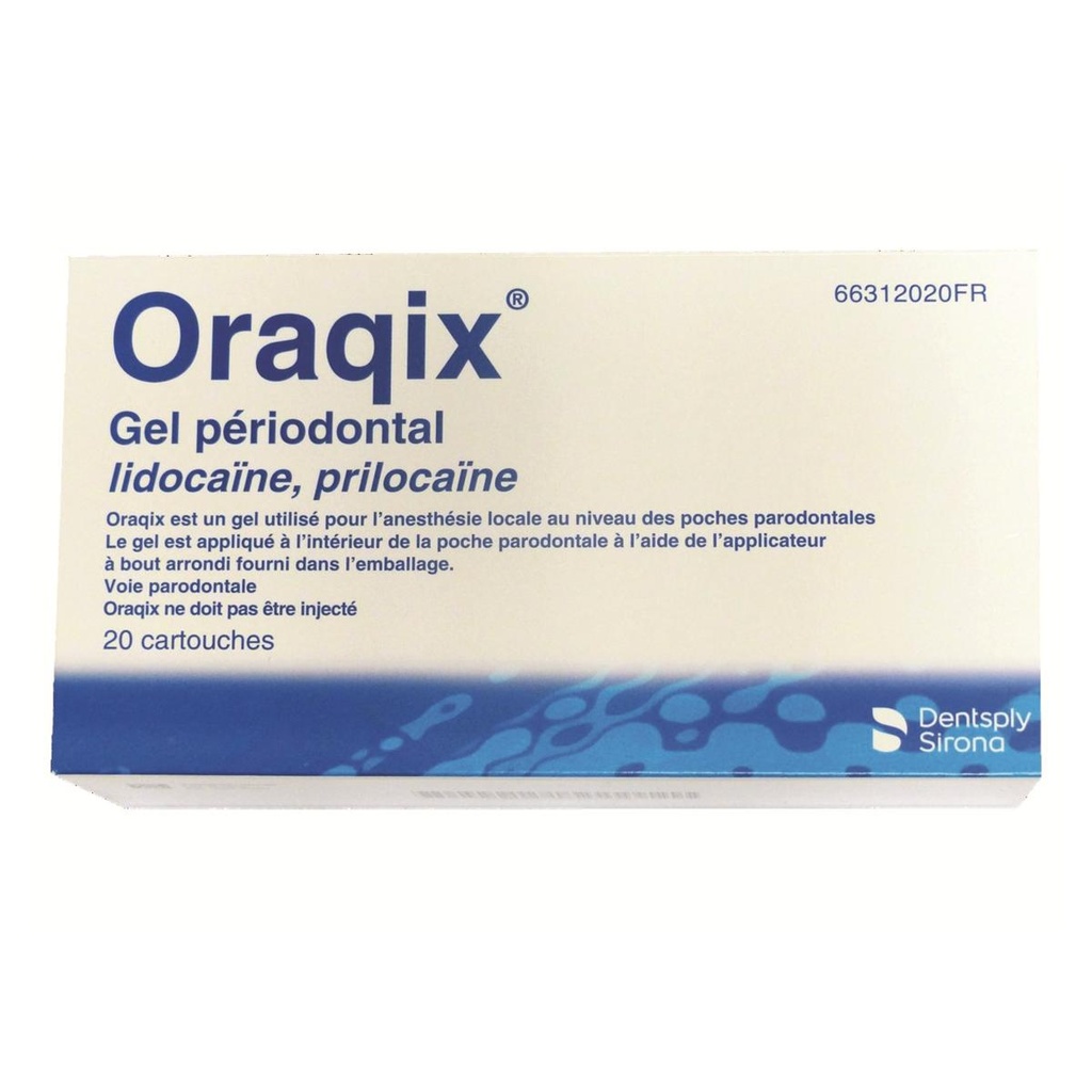 *** ORAQIX GEL 20PK                       DENTSPLY
