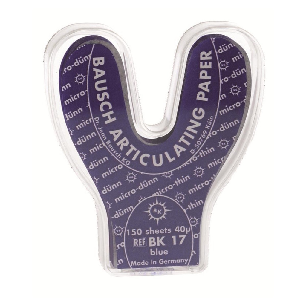 BK17 PAPIER A ARTICULER BLEU 150 FEUILLES   BAUSCH
