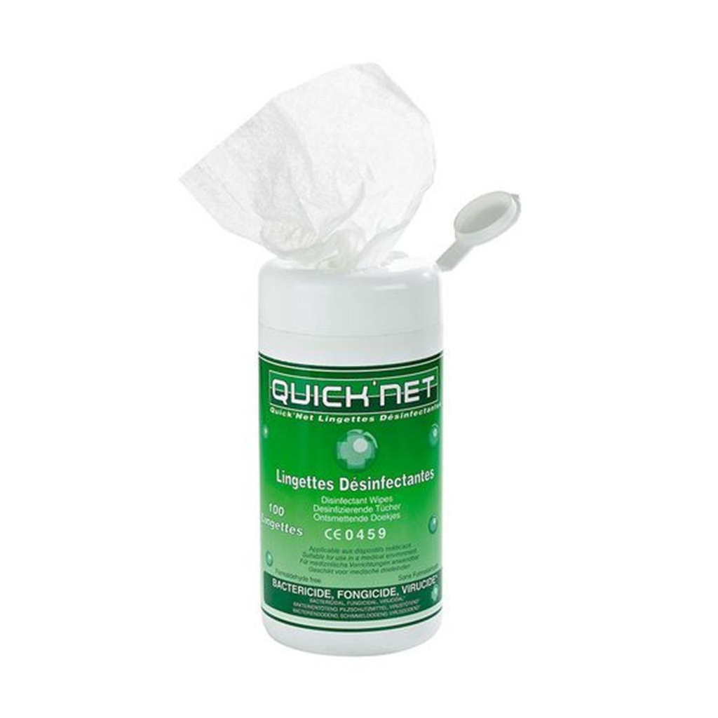LINGETTES NETTOYANTES/DESINFECT.QUICK NET(100)FELT