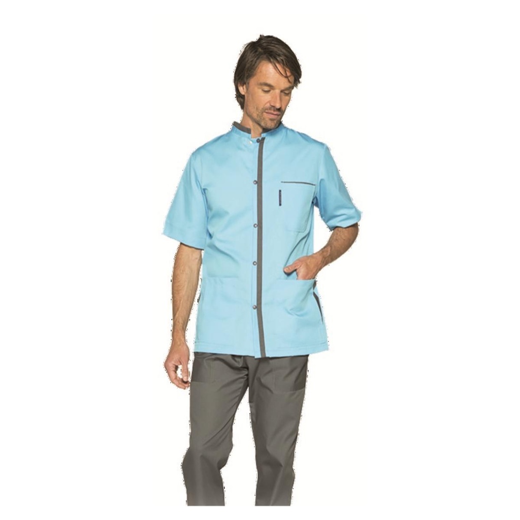 BLOUSE MARIO BLEU CIEL M