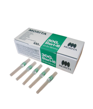 AIGUILLES STERILES MORITA 0,30 X 16mm - BTE 100