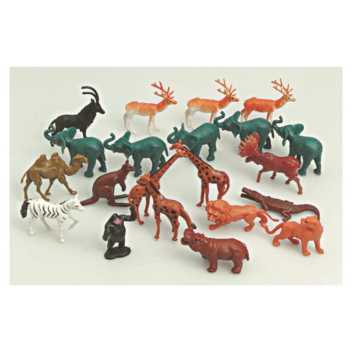 [889-61-08] JOUETS ASSORTIMENT NO4 (100 ANIMAUX)         HAGER