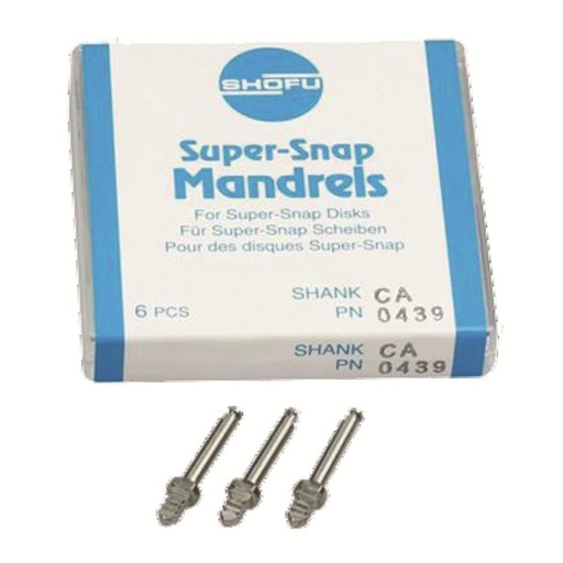 [00-975-91] SUPER SNAP MANDRINS CA 0439   (6)            SHOFU