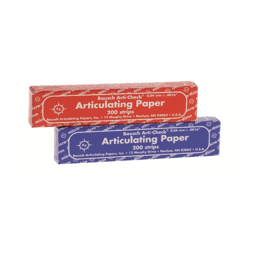 [93-004-83] BK10 PAPIER A ARTICULER ROUGE 200 FEUILLES  BAUSCH