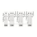 UNIMETRIC TENONS TITANE 215T-208S (25)   MAILLEFER