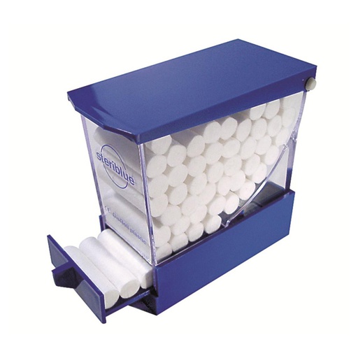 [42-282-88] DISTRIBUTEUR COTON DISROLL PLASTIC BLANC STERIBLUE