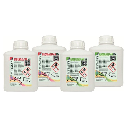 [74-450-98] LQ * GREEN &amp; CLEAN M2 RECHARGE 4X500ML     METASYS