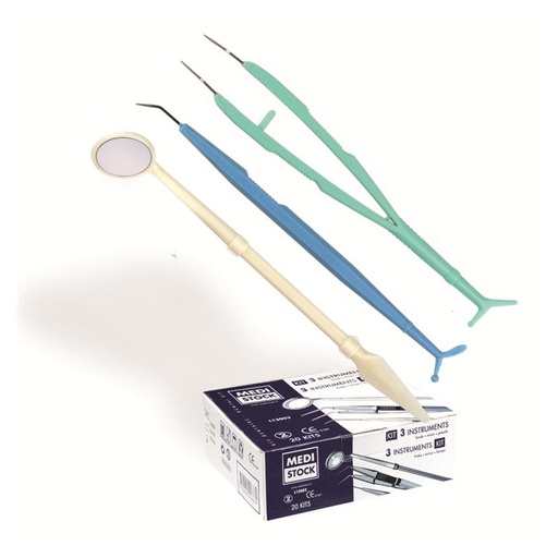 [95-991-59] #KIT D'EXAMEN 3 INSTRUMENTS (500)L13002E MEDISTOCK